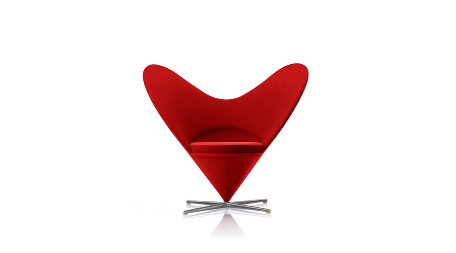 Heart Cone Chair 하트 콘 체어 레드(40600300)