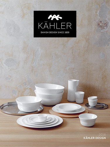 KÄHLER : Kahler 2016 KAOLIN Series Designed by CECILIE MANZ