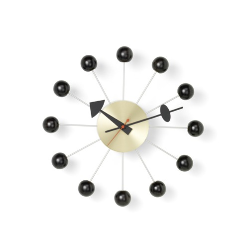 Ball Clock George Nelson 볼 클락 블랙/브라스 (20125006)