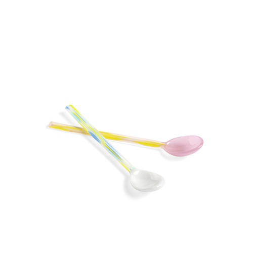 Glass Spoons Flat Set of 2  글래스 스푼 플랫 (541009)