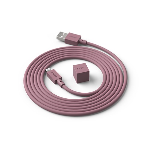 *AVOLT Cable 1 USB-A아볼트 케이블 원 USB-A러스티 레드