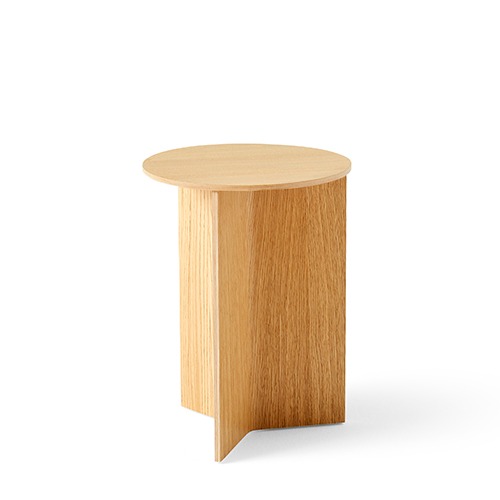Slit Table Wood Round High 슬릿 테이블 우드 라운드 하이오크 (944035 1009000)주문 후 4개월 소요