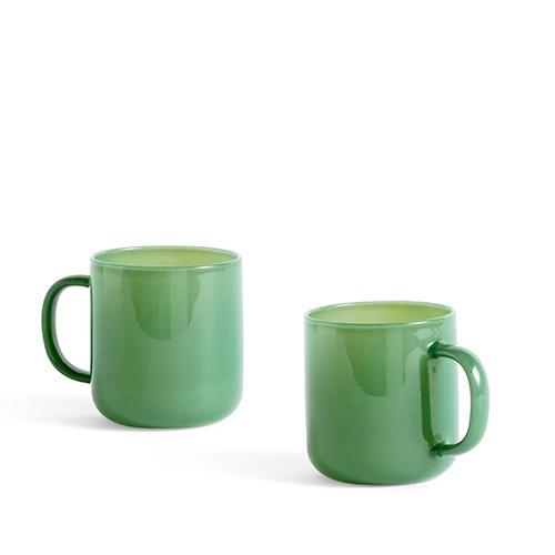 Borosilicate Mug Set of 2보로실리케이트 머그 세트제이드 그린(541346)