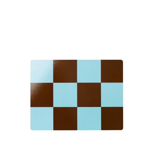 Check Placemat (Set of 2)체크 플레이스매트라이트 블루/초콜렛 (31055)12월 초 입고 예정