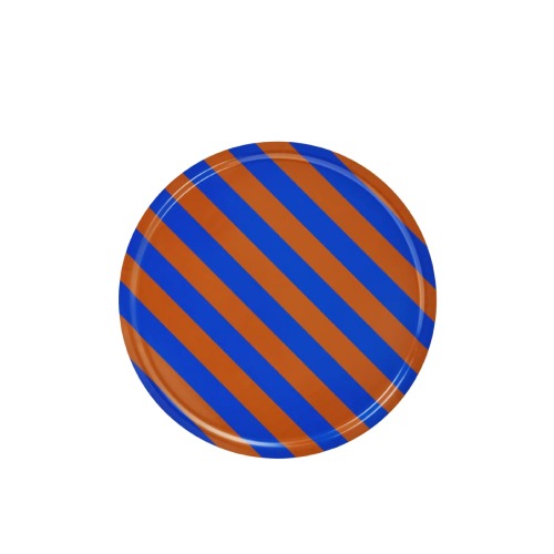 Stripe Tray Large스트라이프 트레이 라지테라코타/코발트 (31049)12월 초 입고 예정