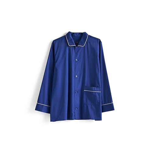 Outline Pyjama Long Sleeve Shirt S/M아웃라인 파자마 롱 슬리브 셔츠 S/M비비드 블루(AD105-D012-AI56)
