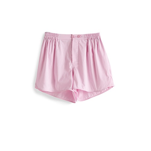 Outline Pyjama Shorts S/M아웃라인 파자마 숏츠 S/M소프트 핑크(AD107-D012-AB93)